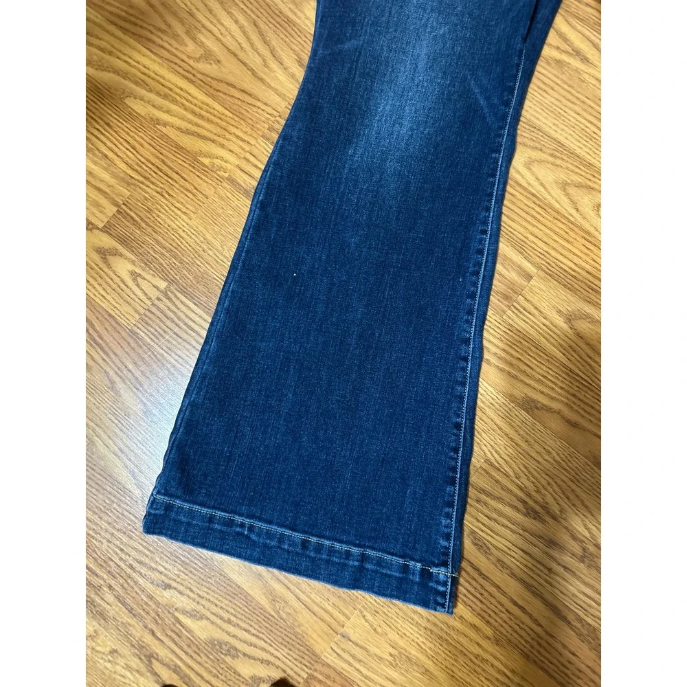 Judy Blue Flare Jeans Womens 18W Dark Wash Stretch Denim JB82637DK-CO-PL - Picture 2 of 6